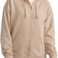 Discount 🔥 Champion 👩 Women's Powerblend Full-Zip Hoodie For 👩 Women Country Walnut 🎉