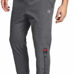 Best Sale 🥰 Champion Men's Classic Jersey Jogger Pants For Men Black 💯