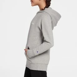 Wholesale 😀 Champion 👧 Girls' Solid Raglan Fleece Hoodie For 👧 Girls' Oxford Heather 👏 -Cheap Champion Store unnamed file 114