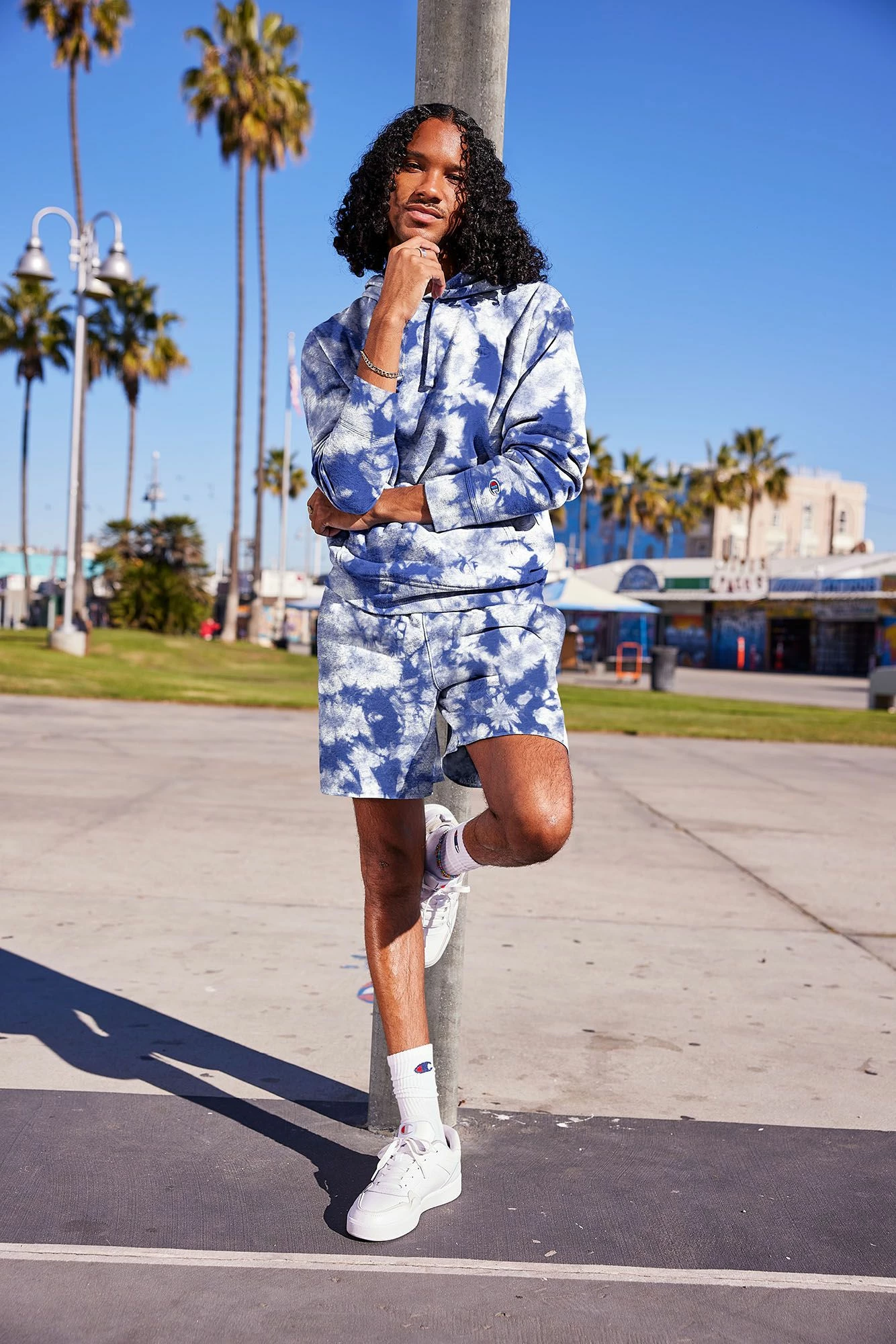 Buy 🤩 Champion Men's Crush Dye Fleece Hoodie For Men Crush Dye Oxford Grey 😉 4 Buy 🤩 Champion Men's Crush Dye Fleece Hoodie For Men Crush Dye Oxford Grey 😉 - Image 2