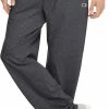 Cheap 😉 Champion Men's Closed Bottom Jersey Pants For Men Granite Heather 😉