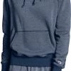 Cheapest ✔️ Champion Men's Heritage Heather YC Pullover Hoodie For Men Mdngh Vst Blu Sro/mdnght 🎉