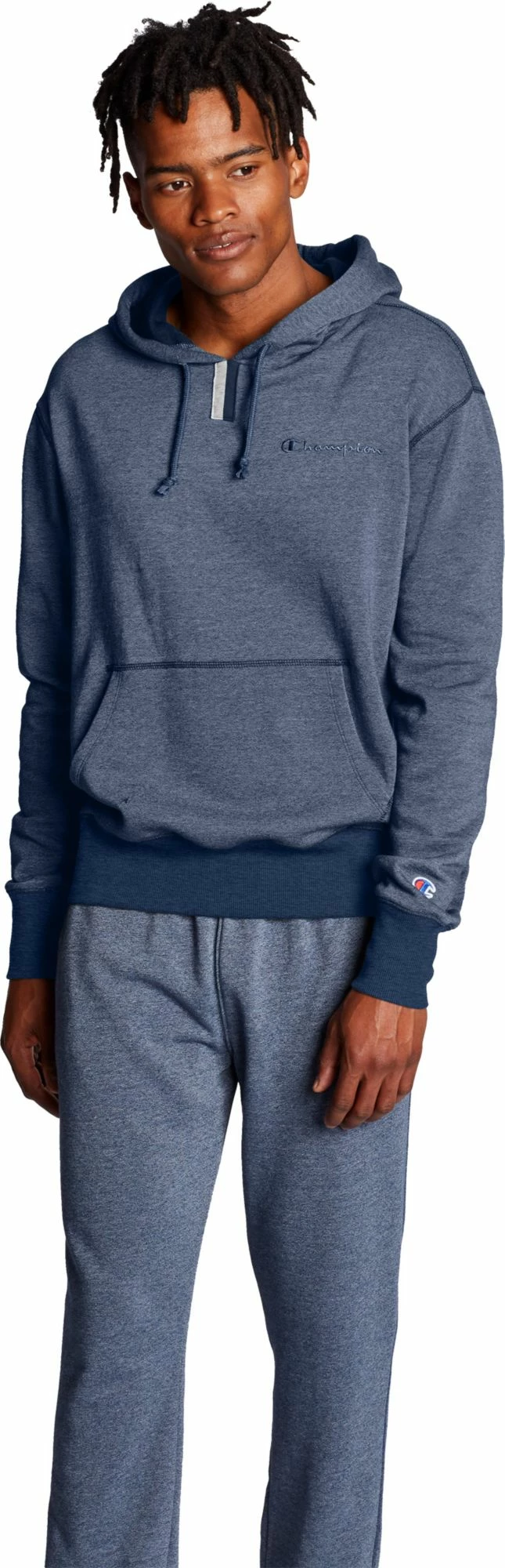 Cheapest โ๏ธ Champion Men's Heritage Heather YC Pullover Hoodie For Men Mdngh Vst Blu Sro/mdnght ๐ 5 Cheapest โ๏ธ Champion Men's Heritage Heather YC Pullover Hoodie For Men Mdngh Vst Blu Sro/mdnght ๐ - Image 3