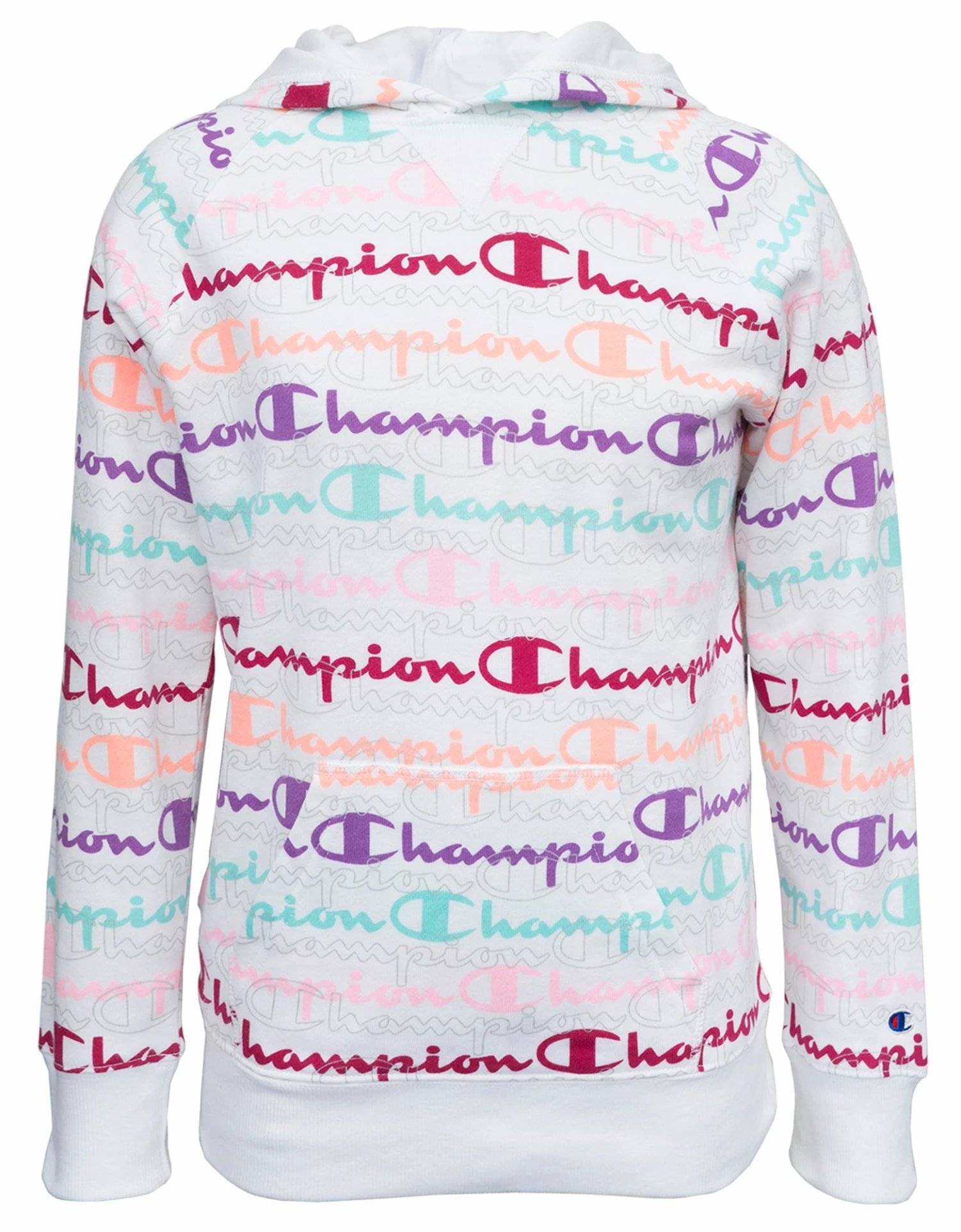 Discount ๐ Champion ๐ง Girls' Allover Print Raglan Fleece Hoodie For ๐ง Girls' White ๐ 3 Discount ๐ Champion ๐ง Girls' Allover Print Raglan Fleece Hoodie For ๐ง Girls' White ๐