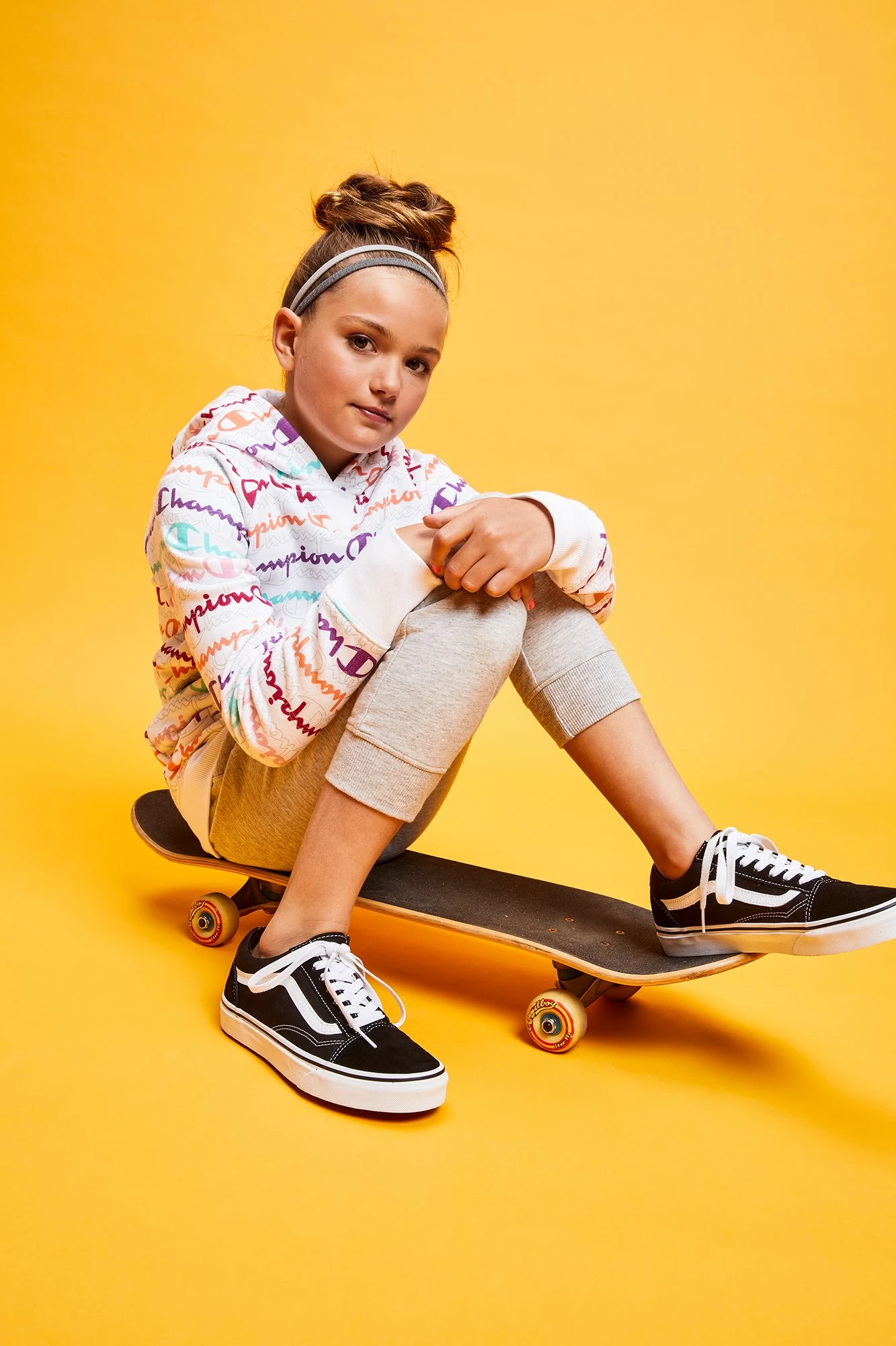 Discount ๐ Champion ๐ง Girls' Allover Print Raglan Fleece Hoodie For ๐ง Girls' White ๐ 5 Discount ๐ Champion ๐ง Girls' Allover Print Raglan Fleece Hoodie For ๐ง Girls' White ๐ - Image 3