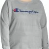 Outlet ๐ Champion ๐ฉ Women's Plus Size Powerblend Boyfriend Logo Crew Sweatshirt For ๐ฉ Women Black ๐ 2 Outlet ๐ Champion ๐ฉ Women's Plus Size Powerblend Boyfriend Logo Crew Sweatshirt For ๐ฉ Women Black ๐ -Cheap Champion Store unnamed file 177