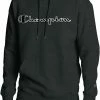 Wholesale 🛒 Champion Men's Powerblend Fleece Chainstitch Outline Script Logo Hoodie For Men Black ✨ -Cheap Champion Store unnamed file 187