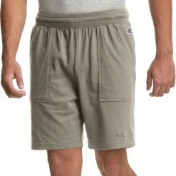 Promo 🥰 Champion Men's Middleweight Shorts For Men Oxford Grey 😀