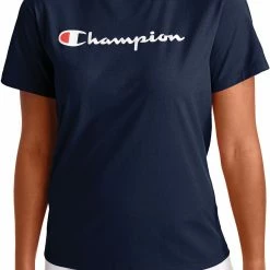 Coupon ๐งจ Champion ๐ฉ Women's Classic T-Shirt For ๐ฉ Women Oxford Gray ๐ฅฐ