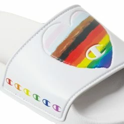 Wholesale 🔔 Champion 👩 Women's IPO Heart Slides For 👩 Women Black 😉 -Cheap Champion Store unnamed file 242