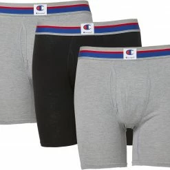 Buy 🔥 Champion Men's Boxer Briefs 3 Pack For Men Assorted 🧨