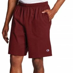 Discount 🌟 Champion Men's Jersey Shorts With Pockets For Men Navy 👍