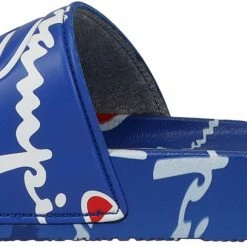 New 🥰 Champion Men's IPO Warped Slides For Men Blue 🧨 -Cheap Champion Store unnamed file 261