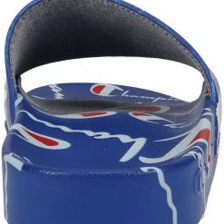 New 🥰 Champion Men's IPO Warped Slides For Men Blue 🧨 -Cheap Champion Store unnamed file 263