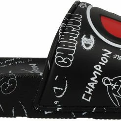 Wholesale 🤩 Champion Men's IPO Doodle Slides For Men Blue/white 😉