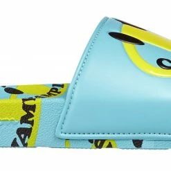 Cheapest ✔️ Champion Men's IPO Smile Slides For Men White/yellow 😀