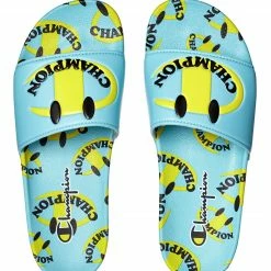 Cheapest ✔️ Champion Men's IPO Smile Slides For Men White/yellow 😀 -Cheap Champion Store unnamed file 287