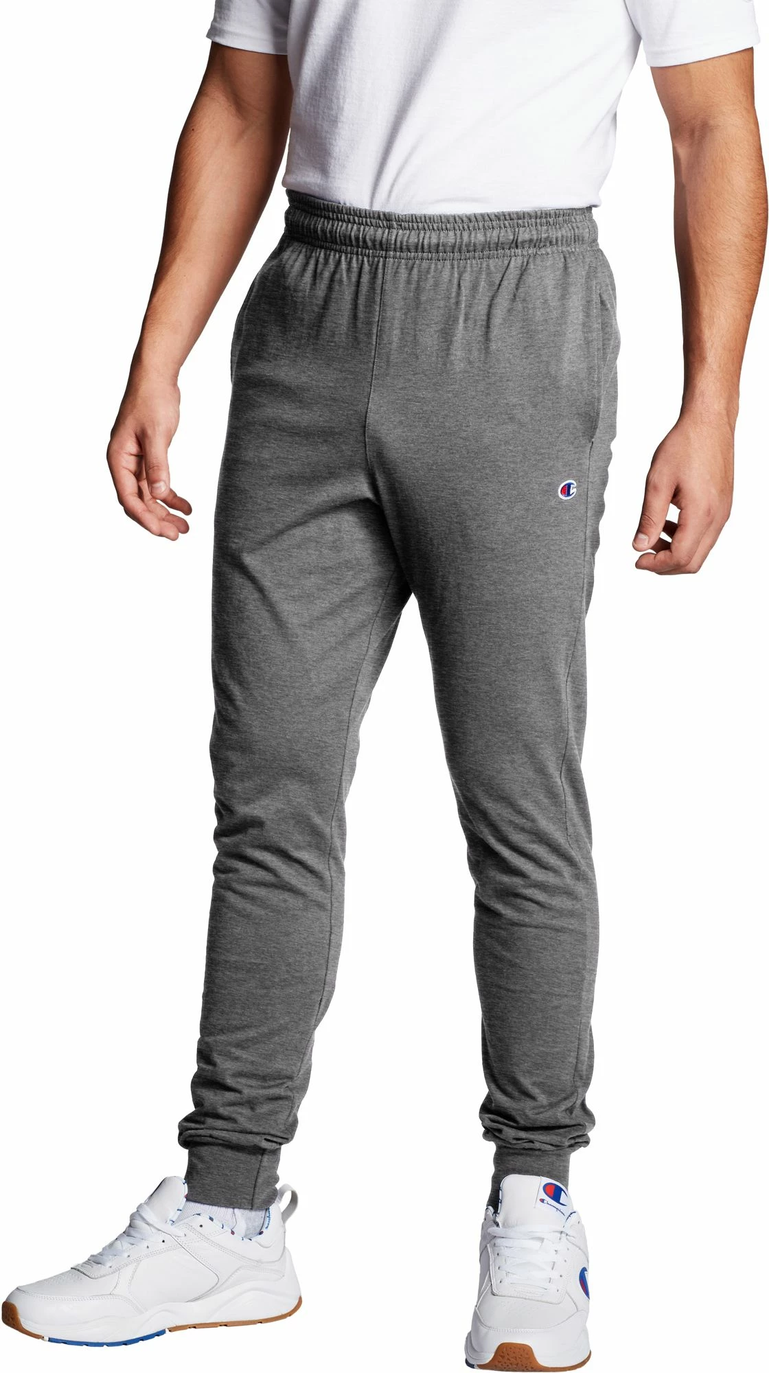 Hot Sale ⭐ Champion Men's Jersey Joggers For Men Granite Heather 😉 3 Hot Sale ⭐ Champion Men's Jersey Joggers For Men Granite Heather 😉