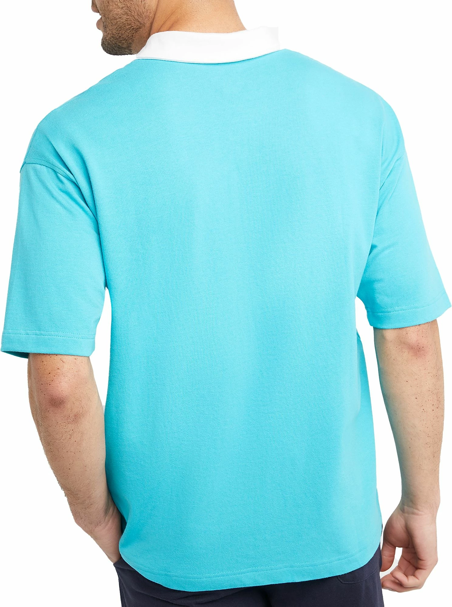 Deals ❤️ Champion Men's Middleweight Rugby Polo For Men Electric Cyan/white ✔️ 4 Deals ❤️ Champion Men's Middleweight Rugby Polo For Men Electric Cyan/white ✔️ - Image 2