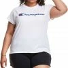 Flash Sale 🔥 Champion 👩 Women's Classic Graphic T-Shirt For 👩 Women White 😉 -Cheap Champion Store unnamed file 333