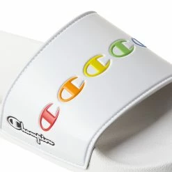 Coupon 🧨 Champion Men's IPO Rainbow Slides For Men White/rainbow 🛒 -Cheap Champion Store unnamed file 340