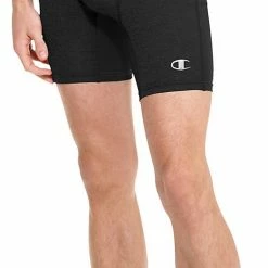 Deals ✔️ Champion Men's PowerFlex Compression Shorts For Men Black 😍