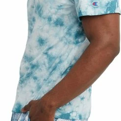 Wholesale 👍 Champion Men's Crush Dye Classic T-Shirt For Men Crush Dye Oxford Grey ⌛ -Cheap Champion Store unnamed file 356