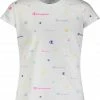 Best deal 😉 Champion 👧 Girls' Printed Logo Short Sleeve T-Shirt For 👧 Girls' White 💯 -Cheap Champion Store unnamed file 374