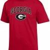 Cheapest ❤️ Champion Men's Georgia Bulldogs Red T-Shirt For Men ⭐