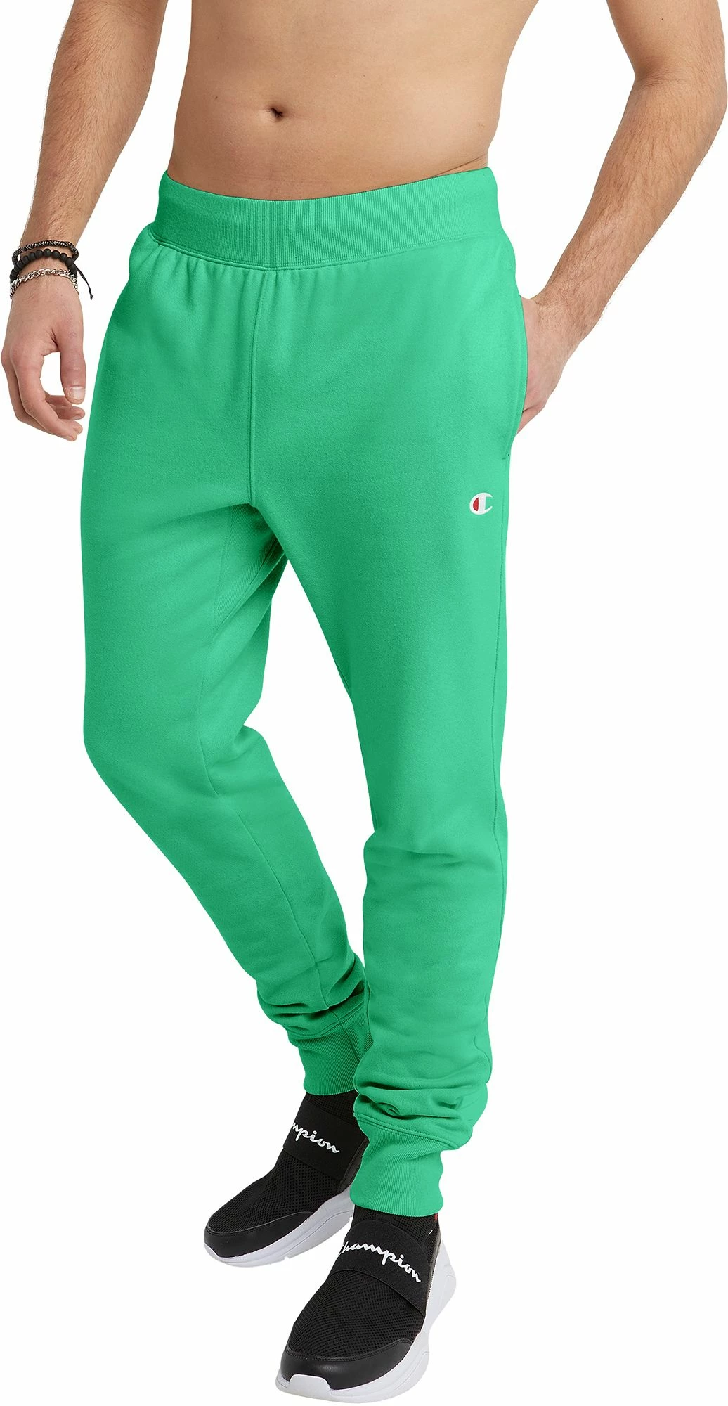 Wholesale 😉 Champion Men's Reverse Weave Joggers For Men Green Crisp 🌟 3 Wholesale 😉 Champion Men's Reverse Weave Joggers For Men Green Crisp 🌟