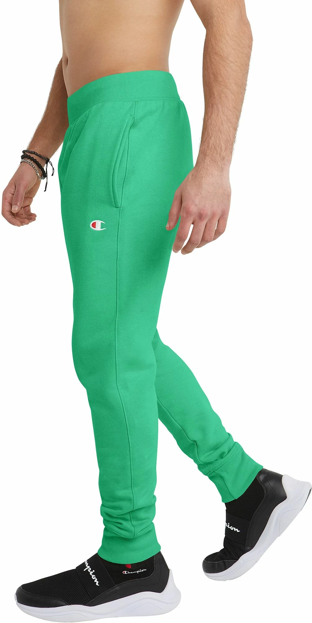 Wholesale 😉 Champion Men's Reverse Weave Joggers For Men Green Crisp 🌟 5 Wholesale 😉 Champion Men's Reverse Weave Joggers For Men Green Crisp 🌟 - Image 3