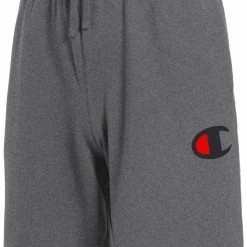 Best deal 😍 Champion Men's Graphic Powerblend Fleece Shorts For Men Oxford Gray 🎉
