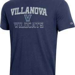 Wholesale 🧨 Champion Men's Villanova Wildcats Navy Crew T-Shirt For Men 🎉