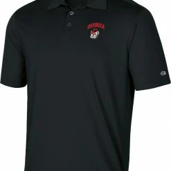 Promo ❤️ Champion Men's Georgia Bulldogs Black Performance Polo For Men 😉