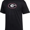 Cheap 🎉 Champion Men's Georgia Bulldogs Powerblend Black T-Shirt For Men 🤩