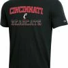 Top 10 ❤️ Champion Men's Cincinnati Bearcats Black Crew T-Shirt For Men ⭐