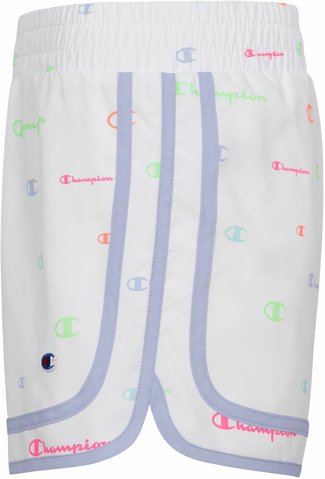 Best Sale ✔️ Champion 👧 Girls' Varsity Printed Script Woven Shorts For 👧 Girls' Neon Kiwi 🔔 4 Best Sale ✔️ Champion 👧 Girls' Varsity Printed Script Woven Shorts For 👧 Girls' Neon Kiwi 🔔 - Image 2