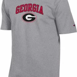 Brand new 😀 Champion Men's Georgia Bulldogs Grey Jersey T-Shirt For Men 👏