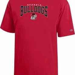 Best deal ⌛ Champion Youth Georgia Bulldogs Red Jersey T-Shirt For 👧 Girls' 🎁