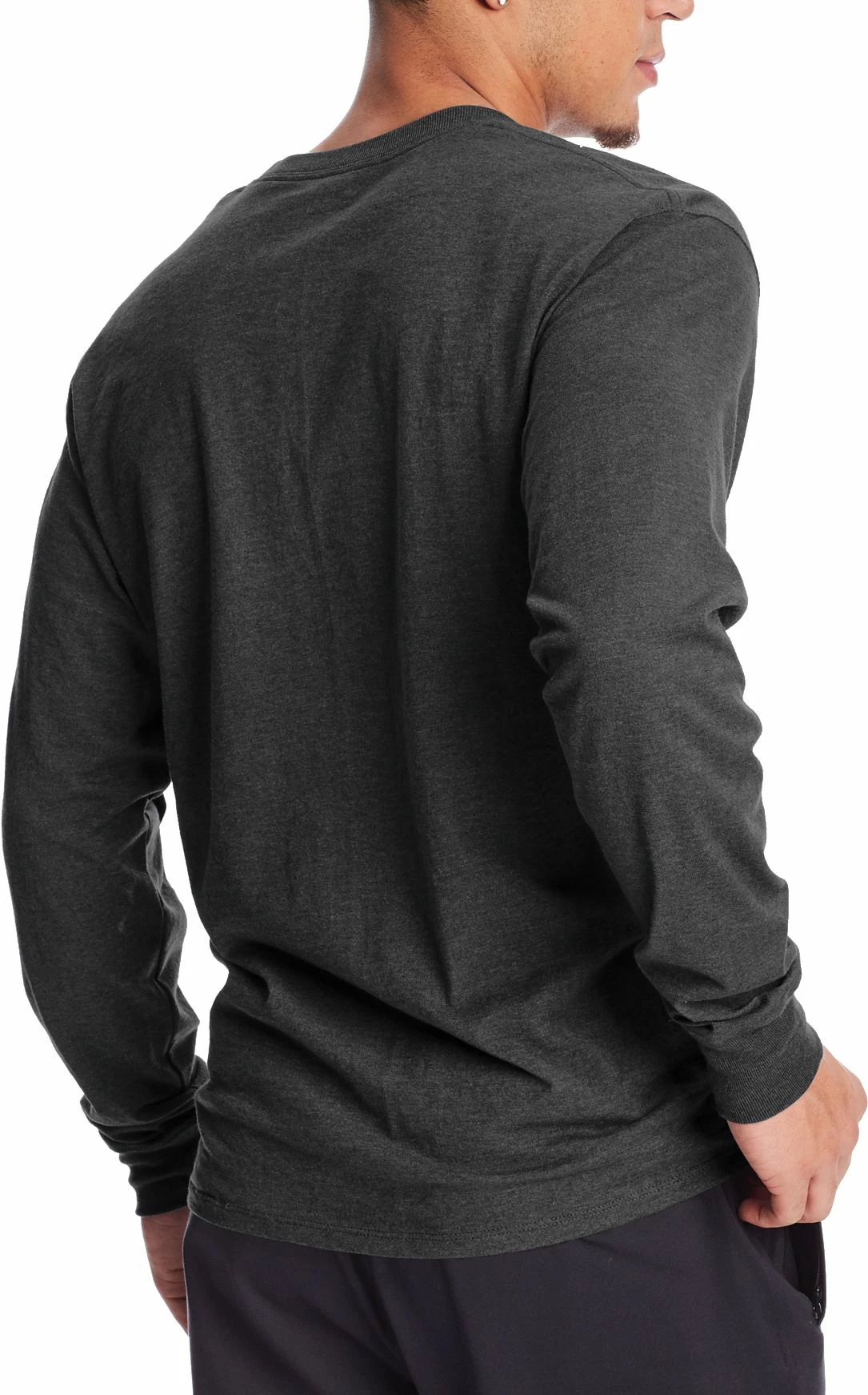 Buy π― Champion Men's Classic Graphic Long Sleeve π Shirt For Men Black π 4 Buy π― Champion Men's Classic Graphic Long Sleeve π Shirt For Men Black π - Image 2