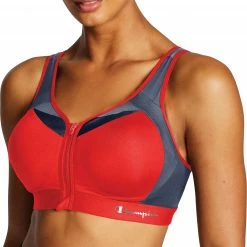 Hot Sale 👏 Champion 👩 Women's Motion Control Zip Sports Bra For 👩 Women Surf The Web 🤩