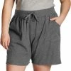 Best Pirce ⌛ Champion 👩 Women's Plus Size Cotton Jersey Shorts For 👩 Women Oxford Gray ✨