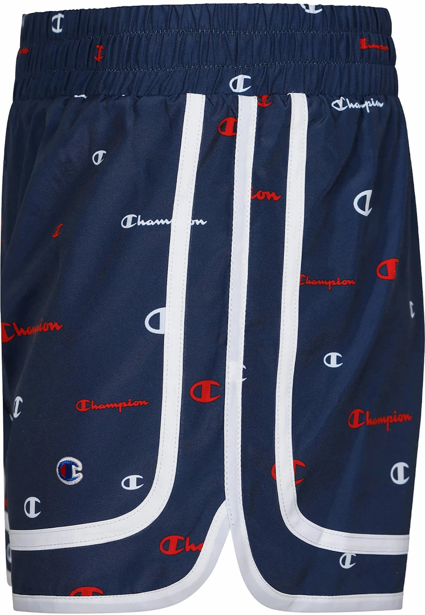 Wholesale ๐งจ Champion ๐ง Girls' Varsity Printed Script Woven Shorts For ๐ง Girls' Navy/white โญ 4 Wholesale ๐งจ Champion ๐ง Girls' Varsity Printed Script Woven Shorts For ๐ง Girls' Navy/white โญ - Image 2