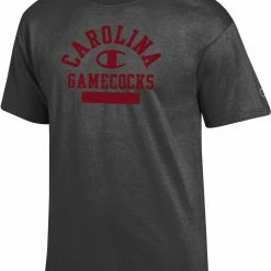 Hot Sale ⭐ Champion Men's South Carolina Gamecocks Grey Jersey T-Shirt For Men 🥰