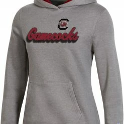 Coupon ✨ Champion 👩 Women's South Carolina Gamecocks Grey Pullover Hoodie For 👩 Women 👏