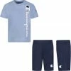 Brand new 🎉 Champion Little Boys' Vertical Script T-Shirt And Shorts Set For 👧 Girls' Off The Grid Green 👍 -Cheap Champion Store unnamed file 612