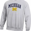 Cheap 🎉 Champion Men's Michigan Wolverines Grey Reverse Weave Crew Sweatshirt For Men 🥰 -Cheap Champion Store unnamed file 630