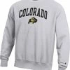 Best deal 👍 Champion Men's Colorado Buffaloes Grey Reverse Weave Crew Sweatshirt For Men 🎁 -Cheap Champion Store unnamed file 654