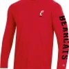 Best reviews of ❤️ Champion Men's Cincinnati Bearcats Red Long Sleeve Crew T-Shirt For Men ✔️