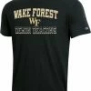Best Pirce ✔️ Champion Men's Wake Forest Demon Deacons Black Crew T-Shirt For Men 🌟